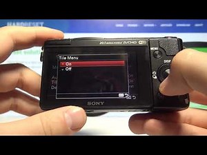 How to Turn Off Tiles Menu on SONY Alpha a5000 - Change Menu Layout on Sony Alpha Camera