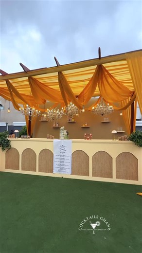 BEST COCKTAIL BAR IN GHANA 🇬🇭 on Instagram: "BAR for our beautiful couple 💛💚💛 Cocktails @cocktails_ghana Bookings ongoing call/whatsApp 0548739660 #drinks #setup #cocktails #event #engagement #wedding #decor #partyideas #partytime #seminer #reelsinstagram #reel #instagram #socialmedia #bar #entertainment #music #food #drinkup #drinklocal #accra #accraghana🇬🇭 #ghanawedding #ghanafashion #bellanaijaweddings #cocktailsghana #programming #safety #talent #ideas"