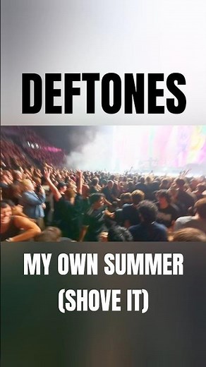 Deftones - My Own Summer (Shove It) | Mosh Pit POV [4K] #deftones