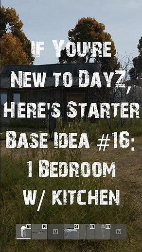 DayZ Beginner Base Design That Will Keep You ALIVE! #dayz ,#shorts