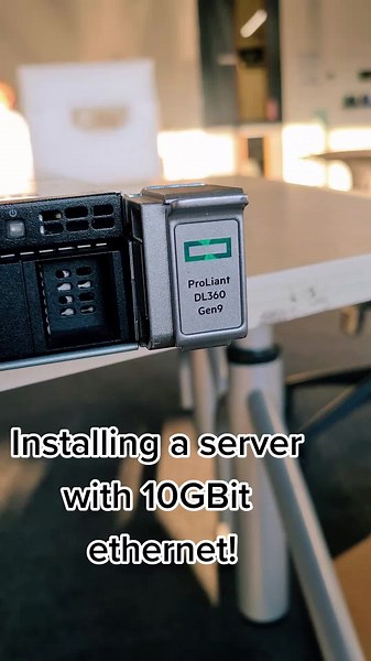 Installing a server with 10GBit Ethernet! PART 2 #DATA #pc #RAM #CPU #datacenter #fyp #server #tech #dac