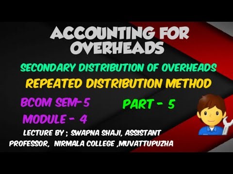 REPEATED DISTRIBUTION METHOD