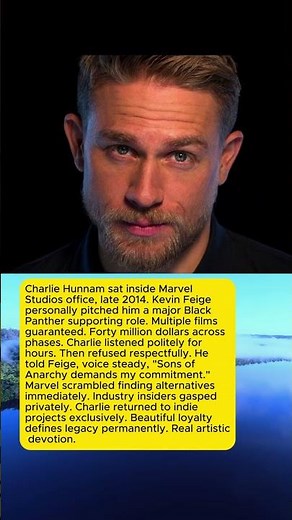 Charlie Hunnam Was Offered a Major Marvel Role—His Refusal of Wakanda Stunned Hollywood