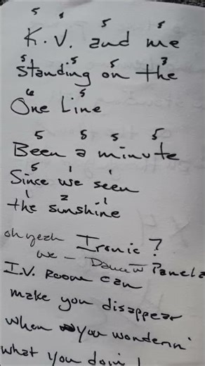 LYRICS To TAKE A PICTURE