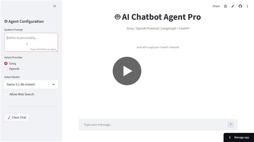 #ai #llm #langgraph #fastapi #streamlit #python #fullstack #machinelearning | Nagendra Babu