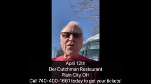 6.3K views · 166 reactions | We are so excited to be back at the Der Dutchman Restaurant on April 12th! Call 740-400-1661 today to get your tickets! Tickets also include your meal for the night! See you there!  | Troy Burns Family | Facebook