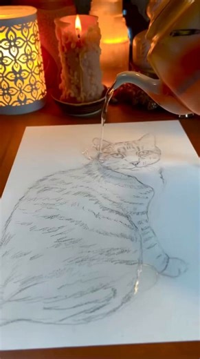 I love painting cats🐱❤️by jessienierlichart