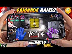 I Tried 3 Fanmade Poppy Playtime Chapter 4 Games on Android 😱 | Poppy Playtime Chapter 4 Mobile!