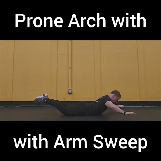 Prone Arch with Arm Sweep