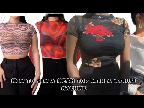 EASY: how to cut and sew a mesh top