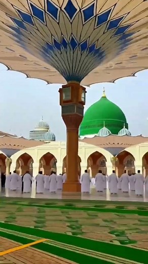🌟Masjid an-Nabawi ﷺ – The Heart of Madinah* 💚 *Hashtags:#Madina #MasjidNabawi #Peace #Spirituality