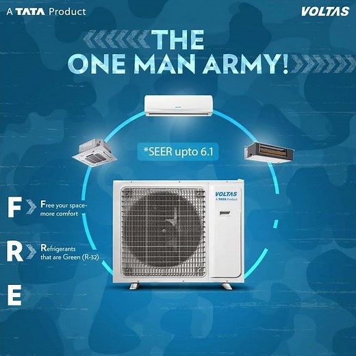 Voltas FREEMATCH Multi Split AC - An Architect's Delight