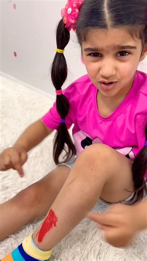 Dad saves Jaz from danger - boo boo story for kids #shorts