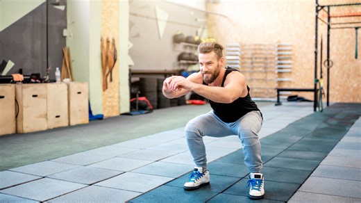 Insane simulation shows impact 100 squats per day for one month would have on your body