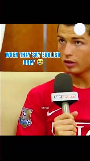 When They Asked Ronaldo to Speak English