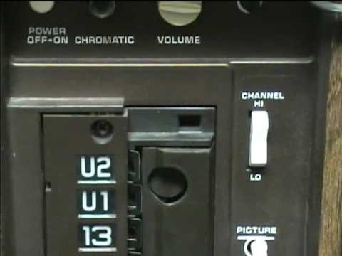 1978 or 1979 Zenith System 3 remote control console TV