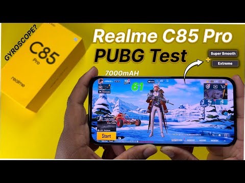 Realme C85 Pro Pubg Test | 120Hz Gaming Review - Battery, FPS & Heating Test🔥