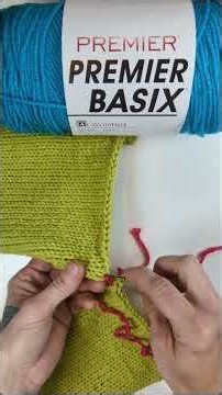 Premier® Yarns - Mattress st Side-to-Side Knit Tutorial