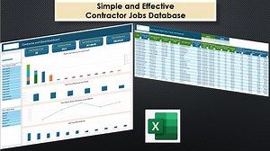 Contractor Work Tracker | Client Jobs Database |record of Hours and Costs - Etsy UK