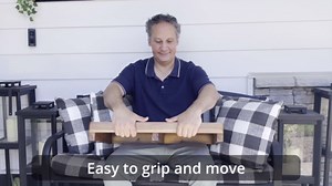 TINAMO 3.5" One Step Stool for Elderly, Acacia Wood High Riser Step Stool for Bed - 550 Lbs Wooden Mobility Stepping Stools for Adults, Kids/Bedside, Bathroom, Kitchen, Garden (Acacia, 3.5" Height)