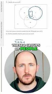 Venn Diagram Probability #maths #edexcel #gcse #exam #school #education #study #shorts #class