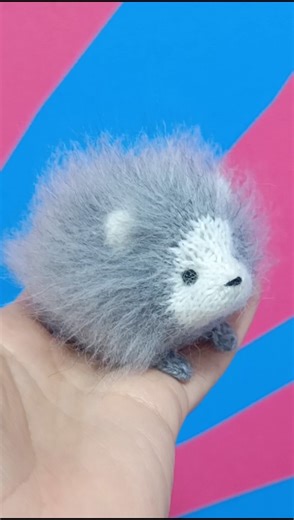 Hedgehog knitting #shortvideo #knittingtoys #knittedtoys #knitting #knit #hedgehog