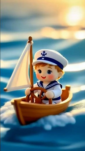 👶🚢 Cute 3D Baby Cartoon in a Ship | Funny Kids Animation Short 😍✨