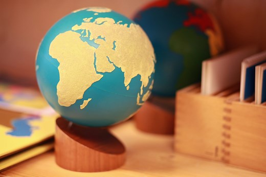 The Montessori Sandpaper Globe: Purpose and Presentation