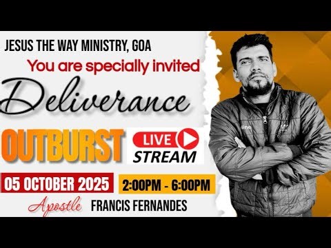 5th October 2025 || Sunday Service || With Apostle Francis Fernandes ||