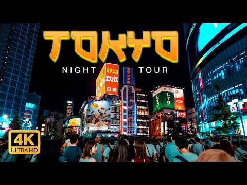 Tokyo Nightlife Walking Tour in 4K 🌆 Shinjuku’s Neon Streets & Hidden Alleys