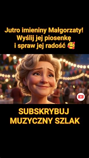 Znasz jakąś Gosię? 🎉 Jutro jej święto! Oznacz ją w komentarzu! #polskamuzyka #imieniny #biesiada