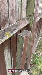 How to repair a fence post , fence post fail
