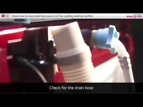 [LG Top Load Washer] - Drain hose pipe cleaning