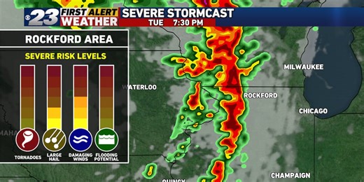 FIRST ALERT: Severe weather threat persists for the entire Stateline Tuesday evening