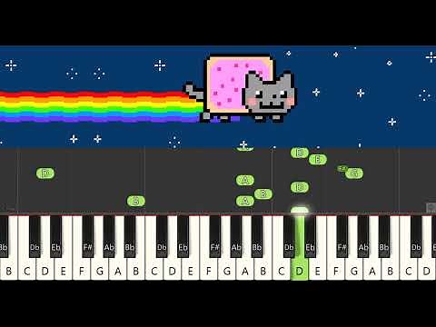 How to play "NYAN CAT - THEME SONG" piano