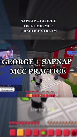George and Sapnap MCC Practice Shenanigans