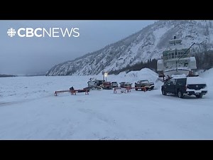 Dawson City’s ice bridge is starting to take shape