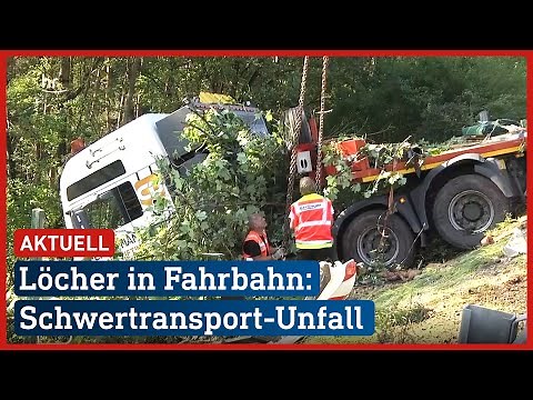 A7 nach Schwertransport-Unfall: Einschränkungen das ganze Wochenende | hessenschau