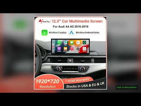 123 Car Multimedia Display Linux Screen For Audi A4 A5 20162019 With Wireless CarPlay Android Auto