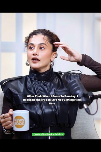 Tapsi panu about Mumbai language #mumbai #language #tapsipannu #english