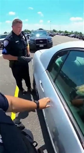 Officer Saves Dog From Hot Car 🐶☀️
