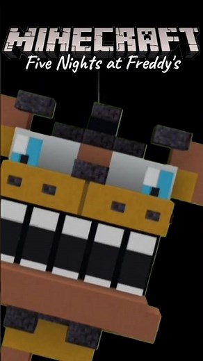 FNAF Freddy Fazbear in Minecraft #minecraft #fnaf #freddyfazbear