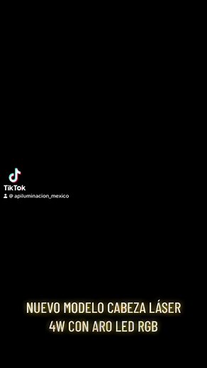 Llego la nueva integrante de la Familia AP Iluminación Cabeza Laser 4W RGB con aro led 😍🇲🇽 | AP Iluminacion