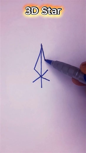 How to Draw a 3D Star | Very Easy Drawing for Beginners