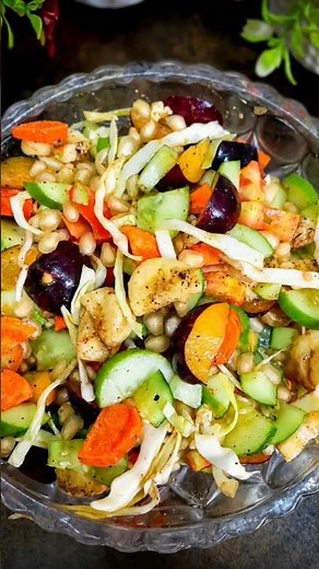 Healthy Mixed Salad 🥗 | Easy Fruit & Vegetable Salad Recipe | Quick Healthy Snack