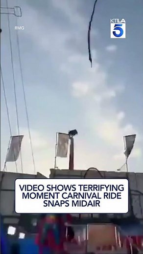 Video Shows Carnival Ride Snap Midair