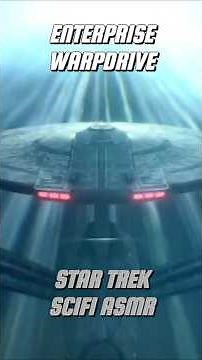 STAR TREK SNW ENTERPRISE 1701 WARPDRIVE / DEEP AMBIENT ENGINE NOISE, SONAR, BRIDGE / SCIFI ASMR