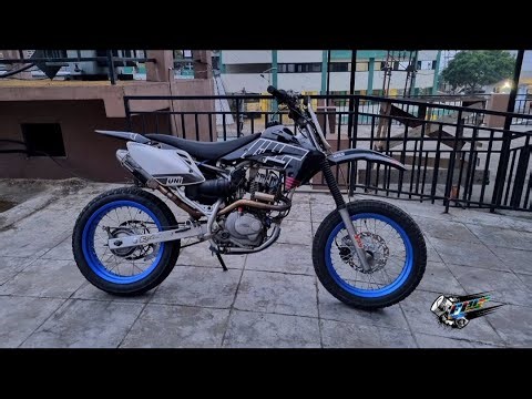 Hero Impulse supermoto and offroad modified for the use in 2021