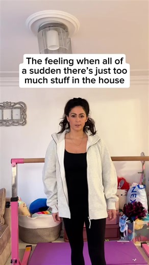 Warming up to throw everything away in sight 👀 it’s a mum thing 🤣