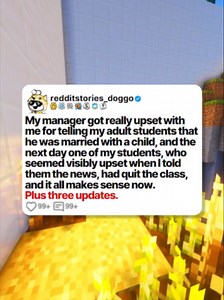 Teacher Reveals Manager's Family — Student Quits Next Day